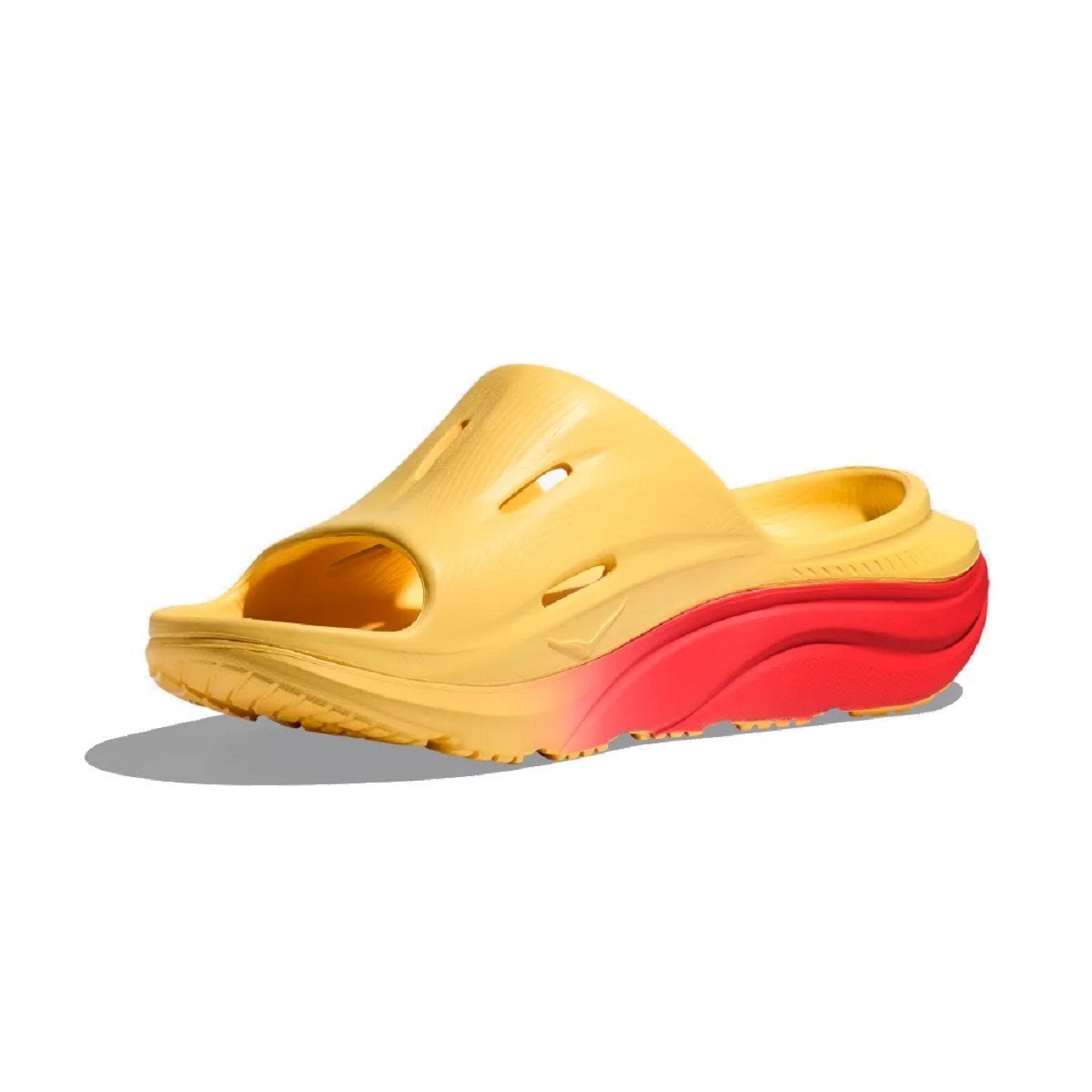 Papuče Hoka Ora Recovery Slide 3 - žltá/červená