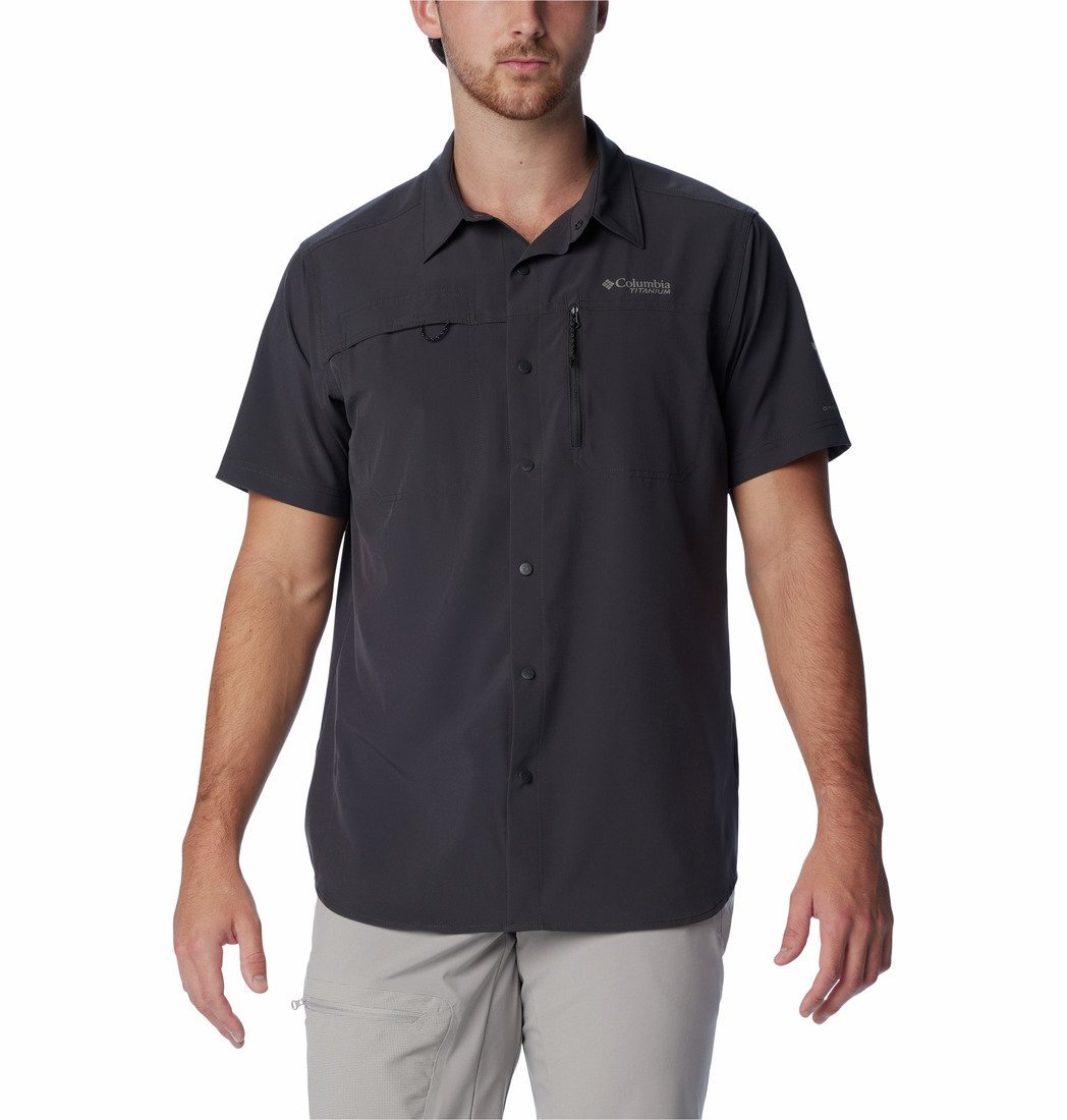 Košeľa Columbia Summit Valley™ Woven SS Shirt M - čierna