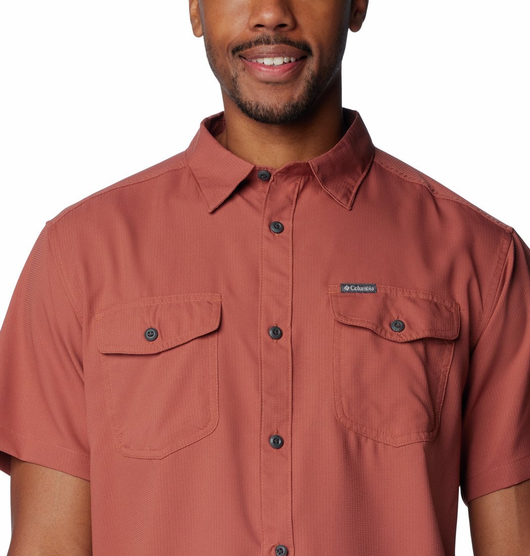 Columbia Utilizer™ II Jednofarebné tričko s krátkym rukávom M - oranžová