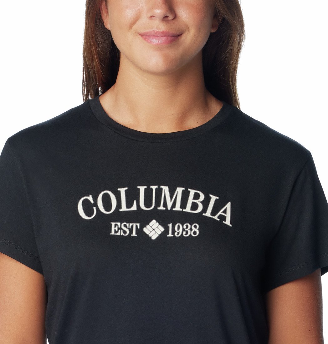 Columbia Trek™ SS Graphic Tee W - čierna