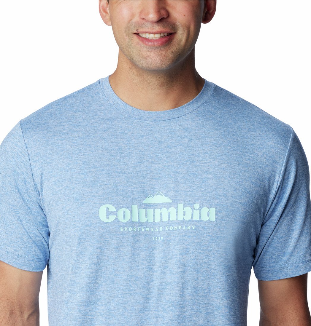 Columbia Kwick Hike™ Graphic SS Tee M - modrá