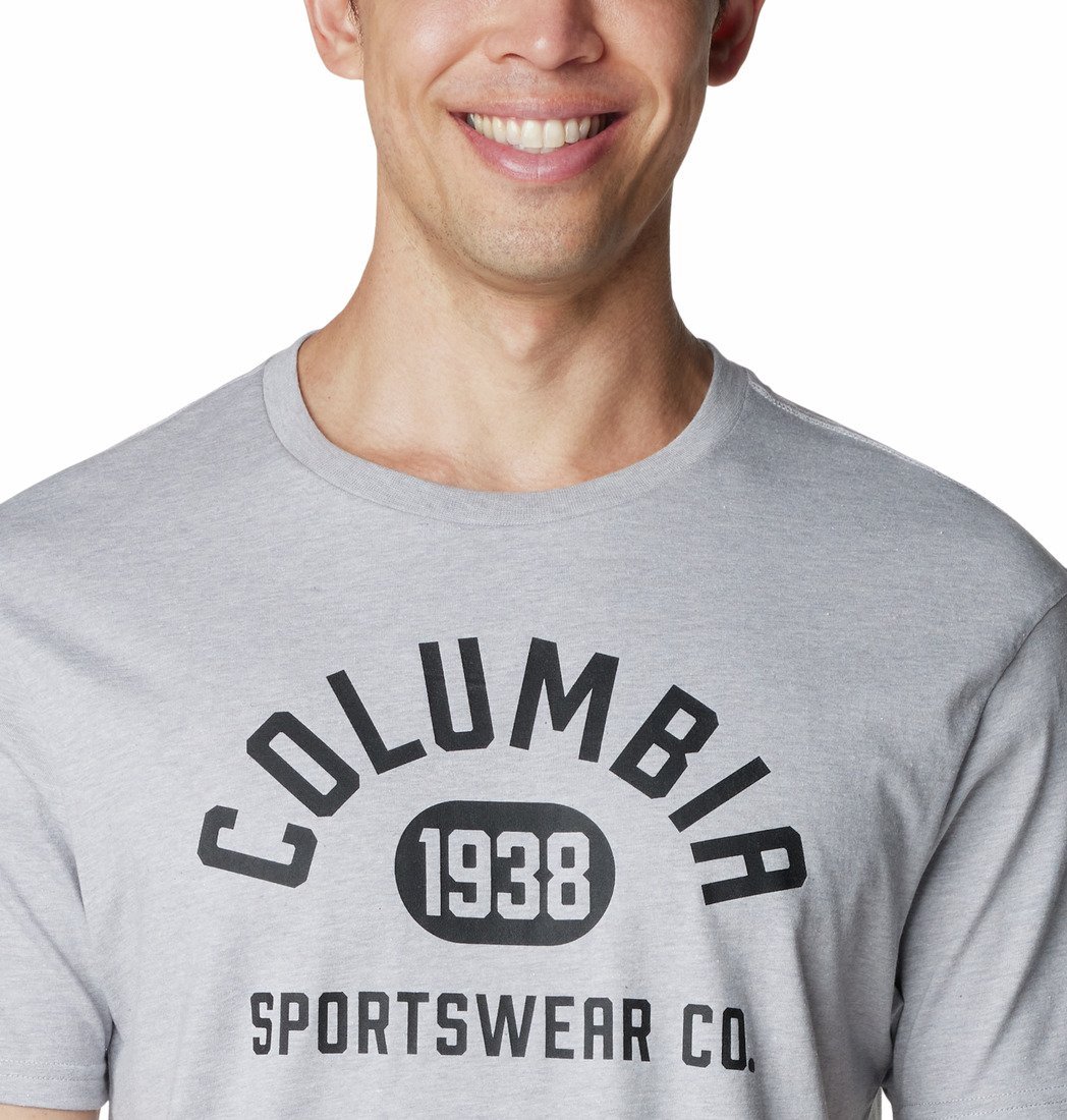 Tričko Columbia CSC Basic Logo™ Short Sleeve M - sivé