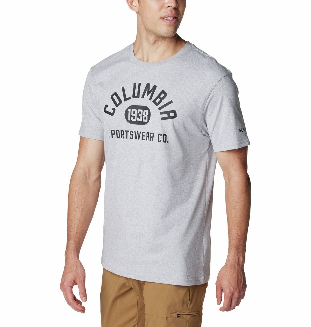 Tričko Columbia CSC Basic Logo™ Short Sleeve M - sivé
