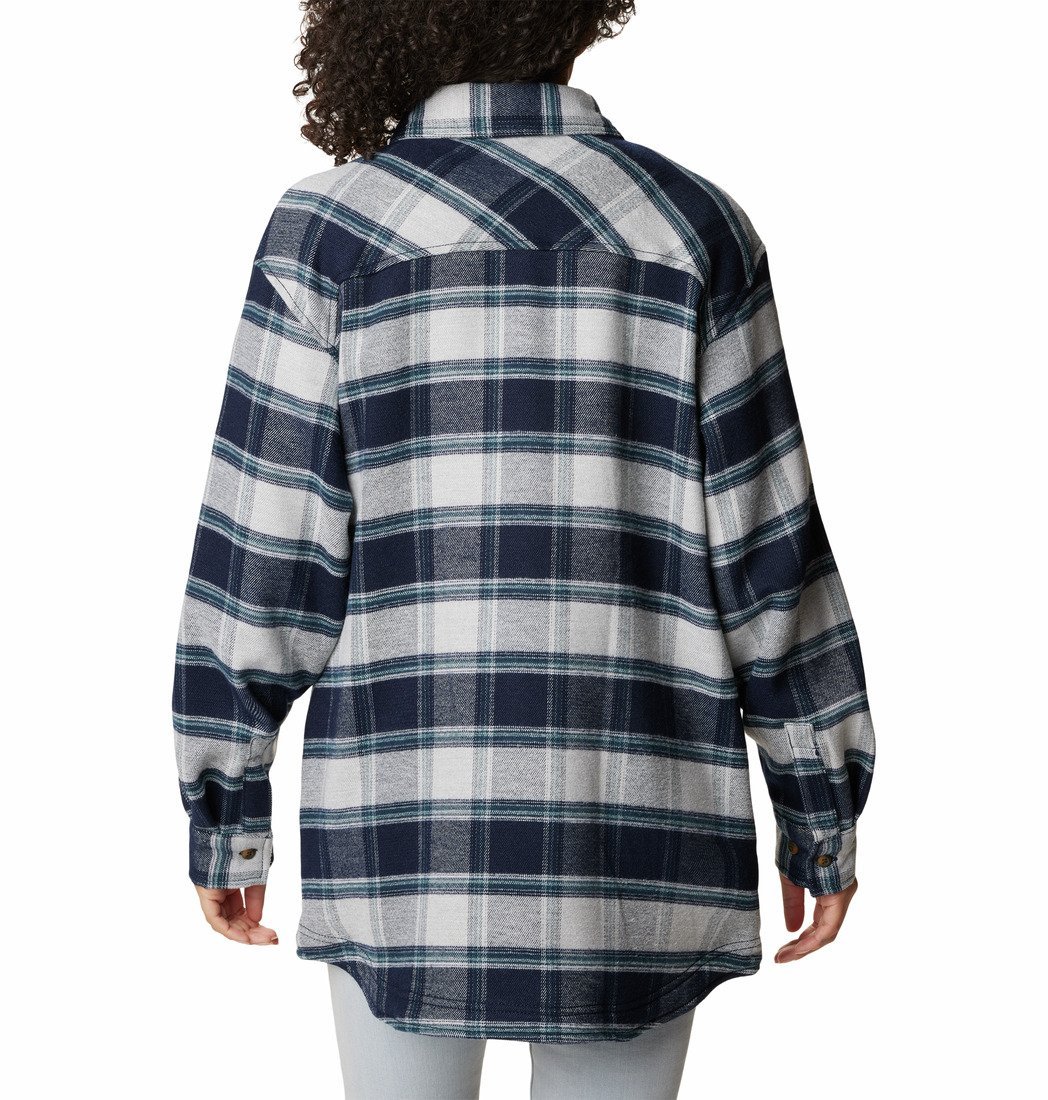 Columbia Calico Basin™ Shirt Jacket W - tmavomodrá/béžová