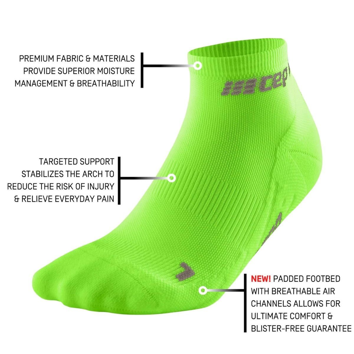 Ponožky CEP 4.0 W - zelená