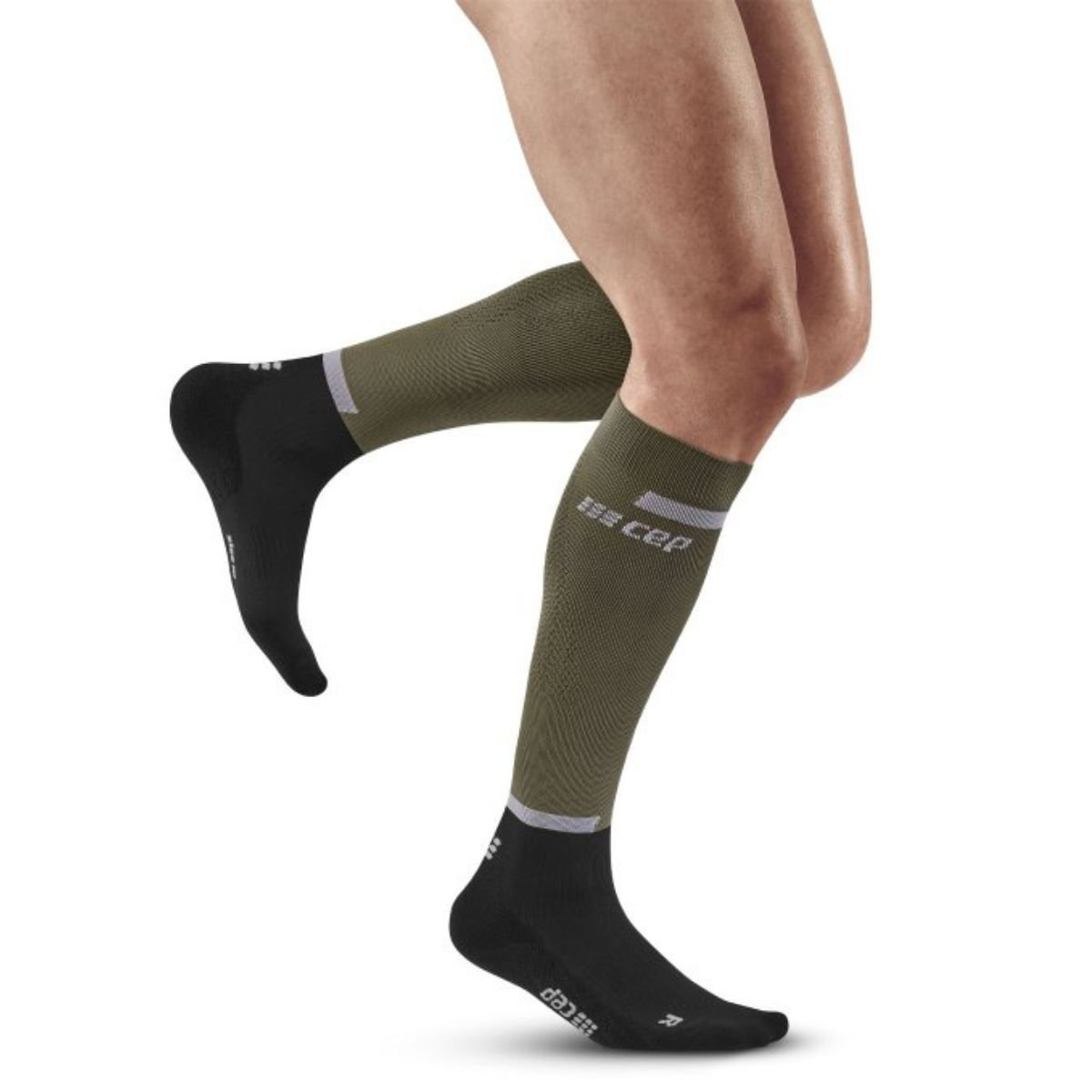Ponožky CEP 4.0 M - zelená/čierna