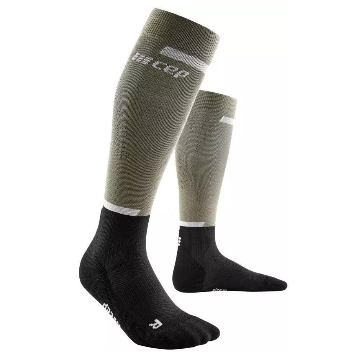 Ponožky CEP 4.0 M - zelená/čierna