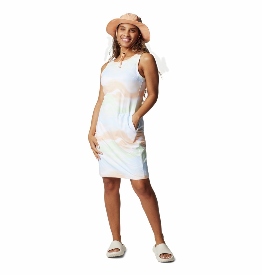 Columbia Chill River™ Printed Dress W - biele/modré/zelené
