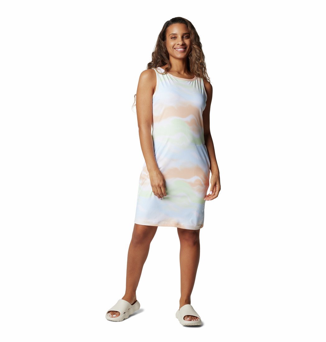 Columbia Chill River™ Printed Dress W - biele/modré/zelené