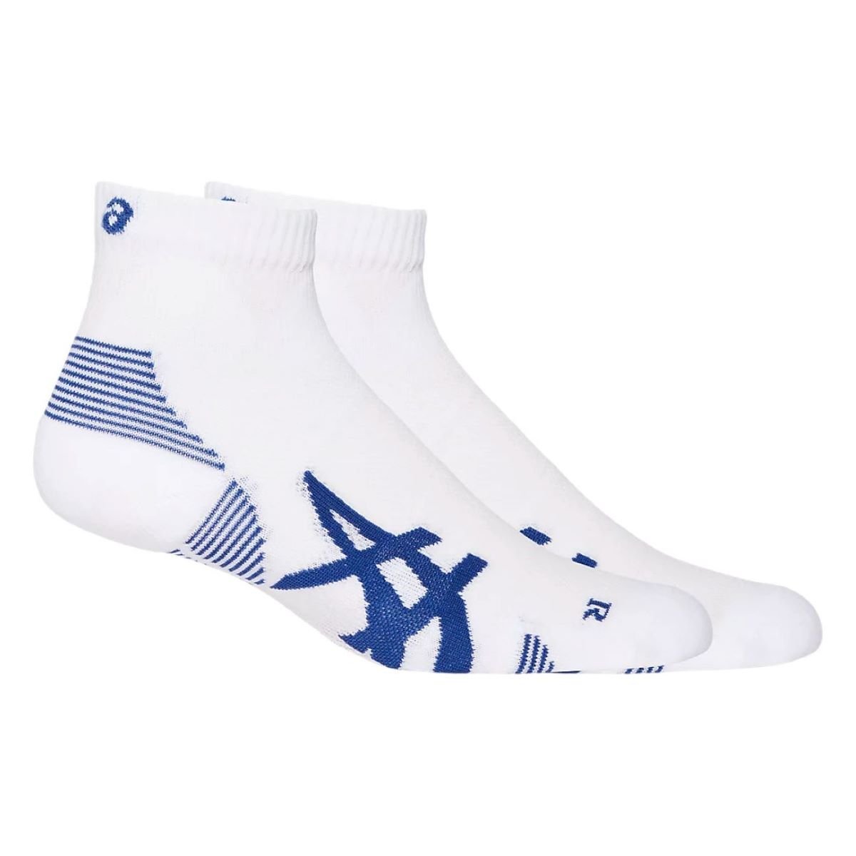 Ponožky Asics 2PPK Cushion Run Quarter Sock - biela/modrá