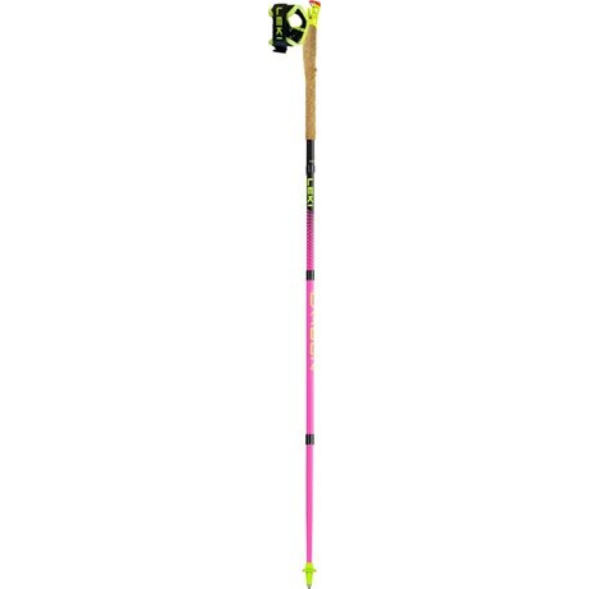Palice Trail Leki Ultratrail FX.One - ružová/čierna/žltá