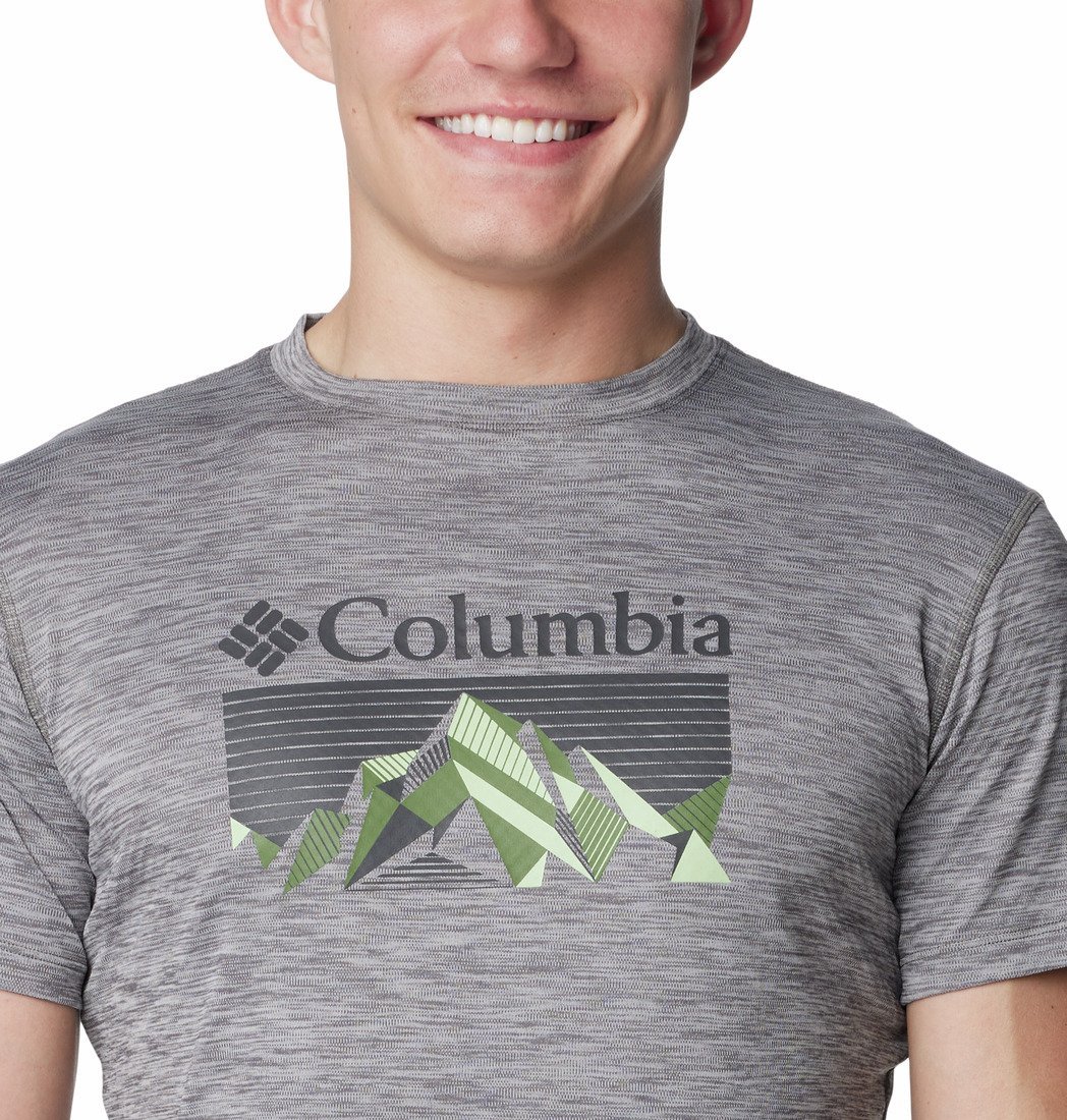Columbia Zero Rules™ Tričko s krátkym rukávom a grafikou M - šedá