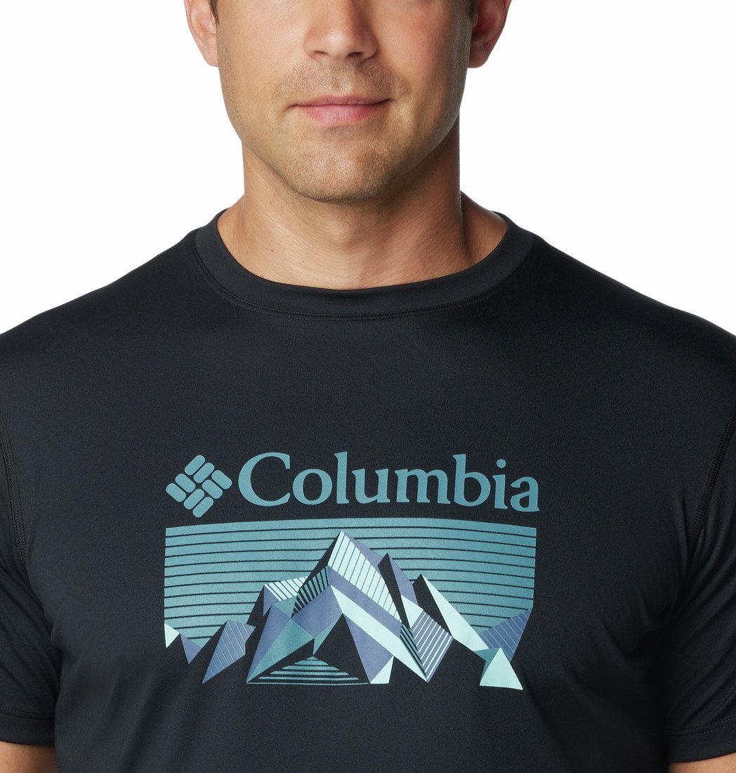 Columbia Zero Rules™ Tričko s krátkym rukávom a grafikou M - čierna