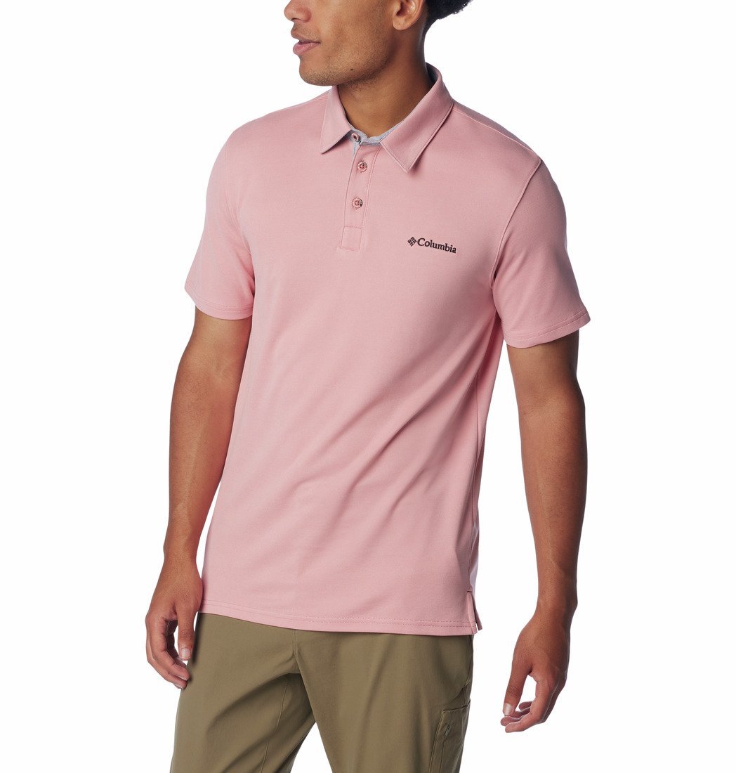 Tričko Columbia Nelson Point™ Polo M - ružové