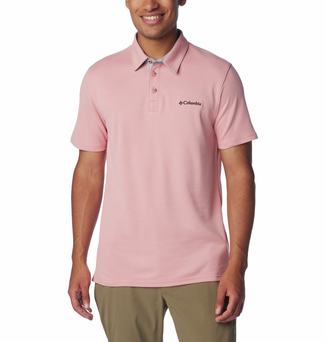 Tričko Columbia Nelson Point™ Polo M - ružové