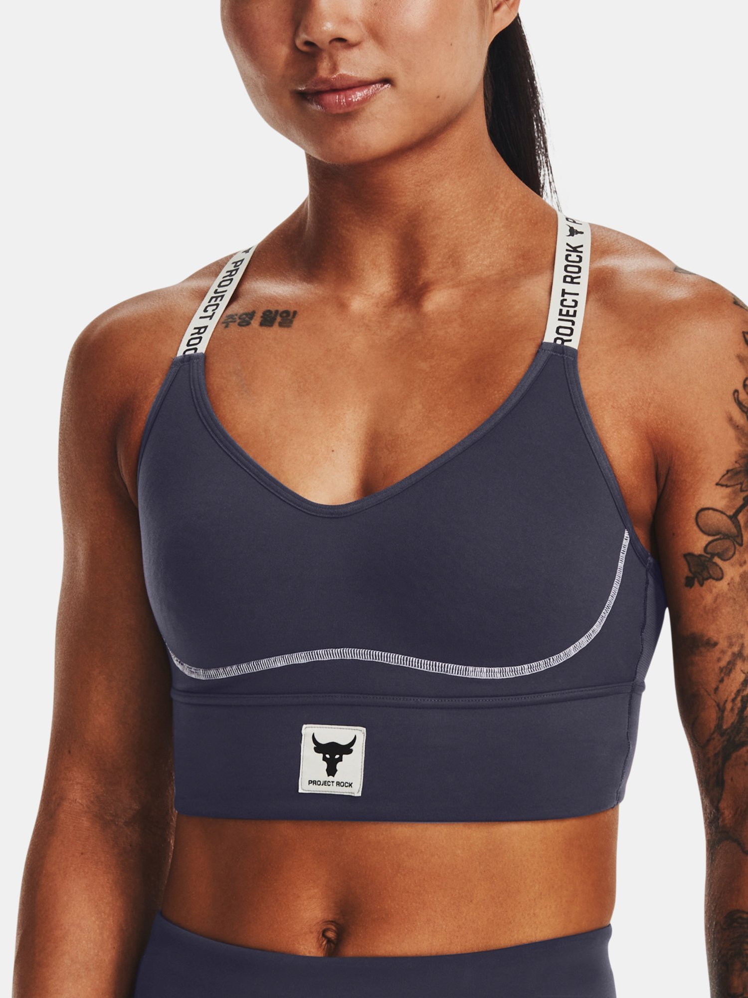 Under Armour Pjt Rock Infty Mid Bra-GRY
