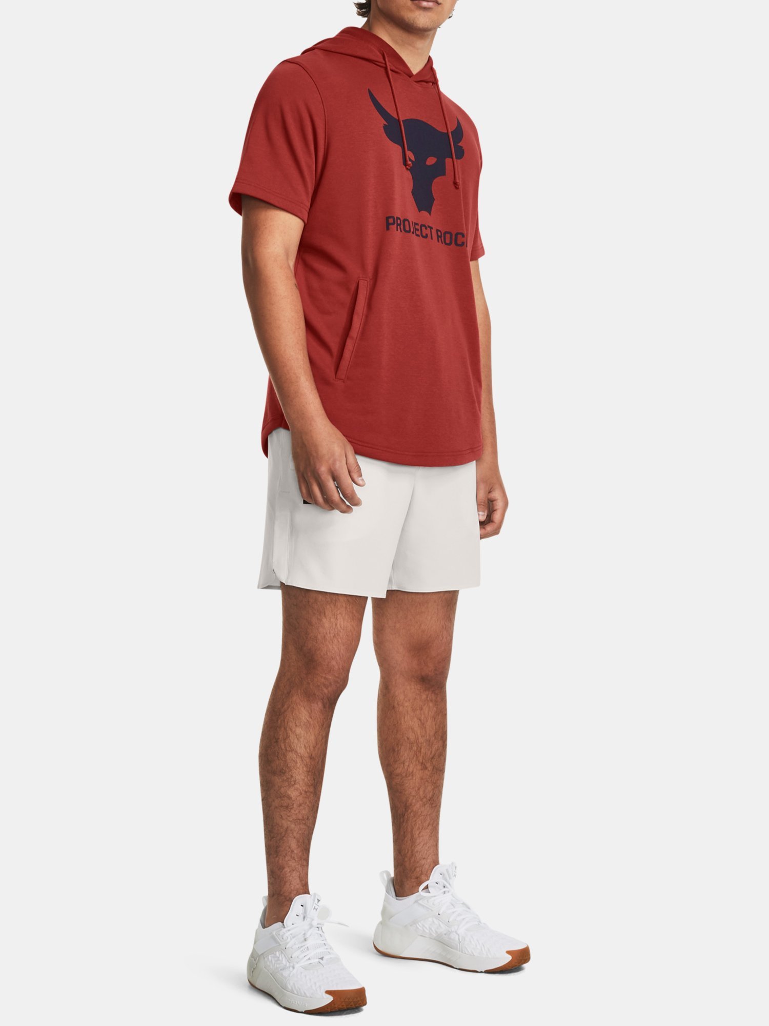Mikina Under Armour Pjt Rock Terry SS HD-RED