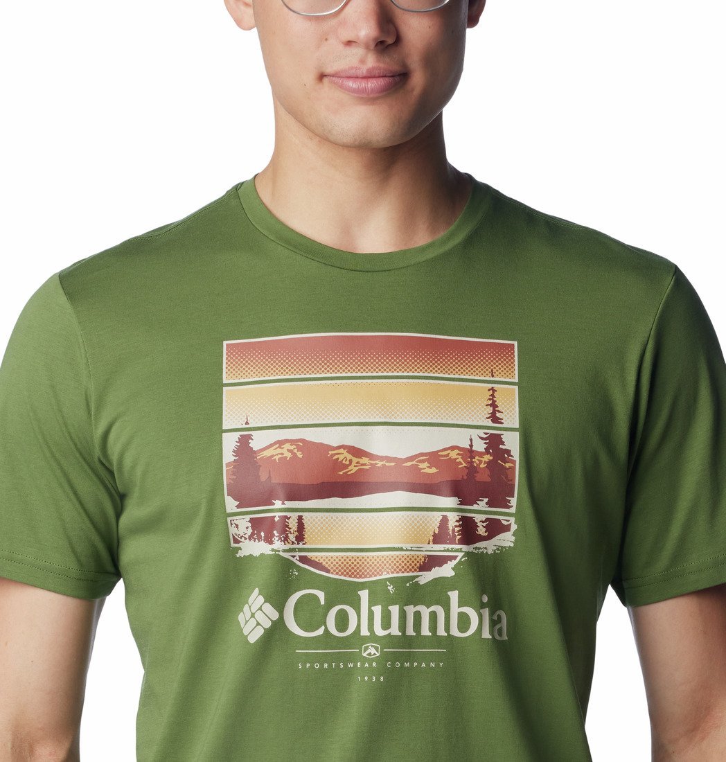 Columbia Path Lake™ Graphic Tee II M - zelená