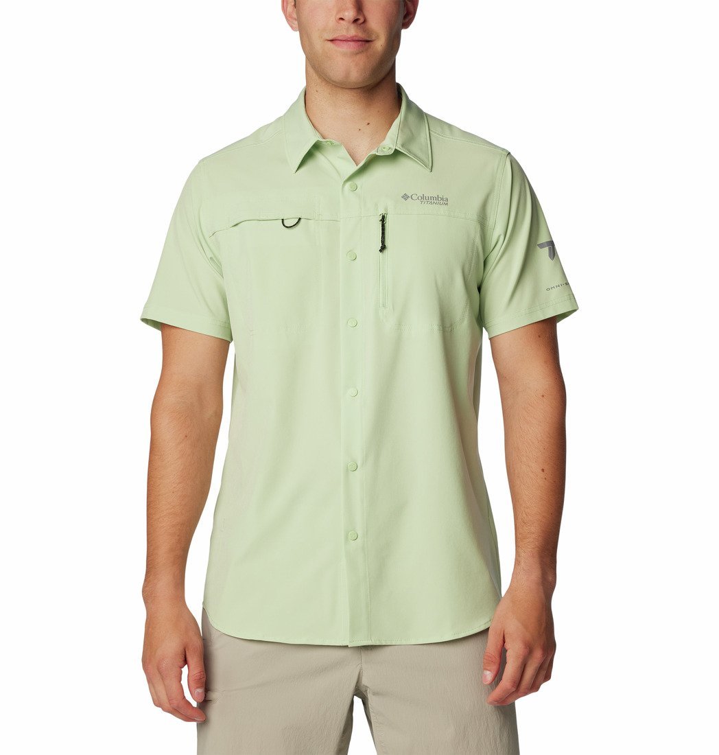 Columbia Summit Valley™ Woven SS Shirt M - zelená