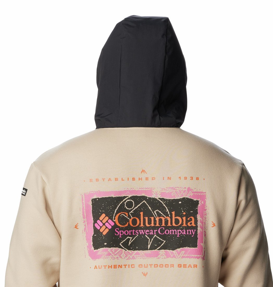 Columbia Wintertrainer™ Graphic Hoodie M - béžová/čierna