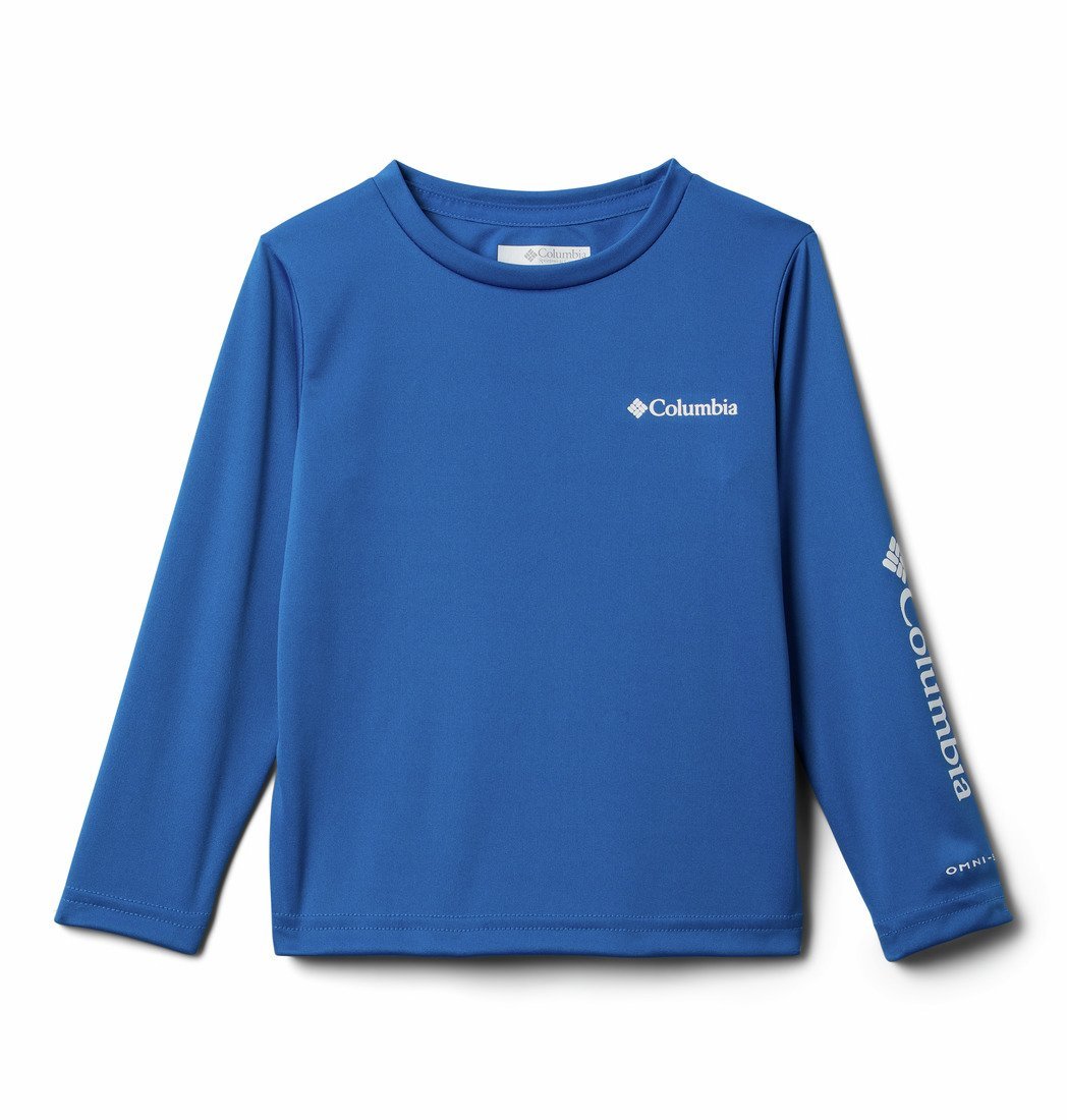 Columbia Fork Stream™ Detské tričko s dlhým rukávom - modré