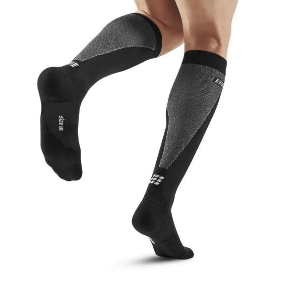Ponožky CEP Ultralight M - čierne/sivé