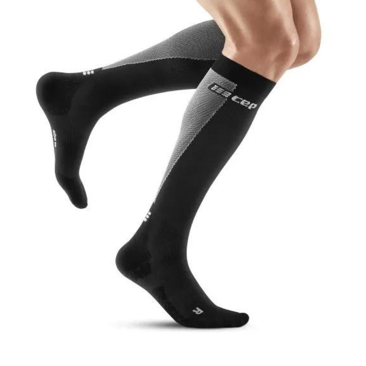 Ponožky CEP Ultralight M - čierne/sivé