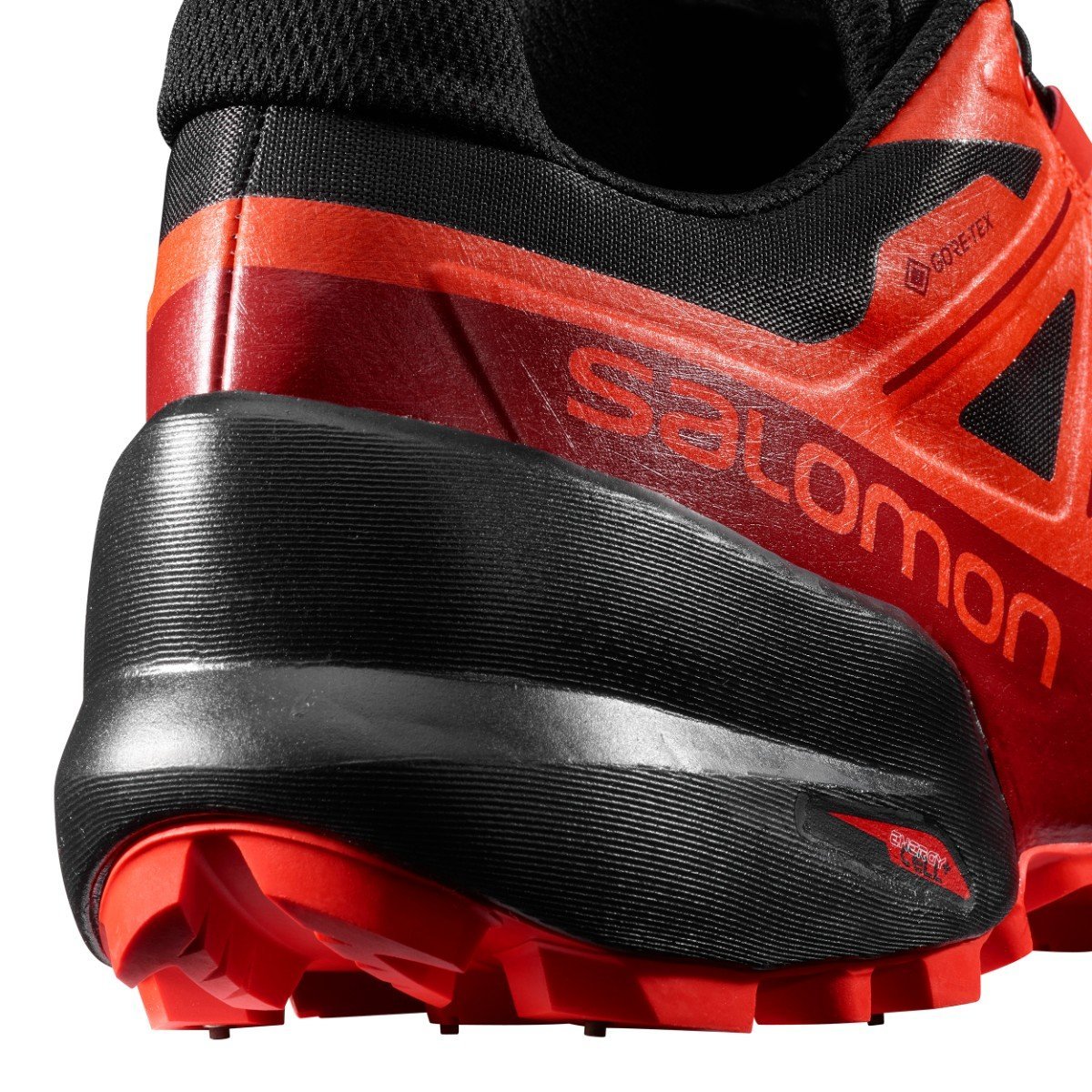 Obuv Salomon Spikecross 5 GTX – čierna/červená