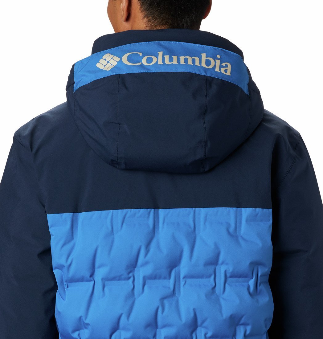 Bunda Columbia Wild Card™ Down Jacket M - tmavomodrá/modrá