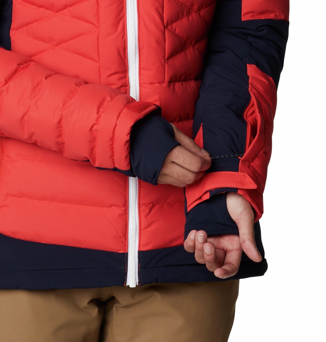 Bunda Columbia Bird Mountain™ Insulated Jacket W - oranžová/tmavomodrá