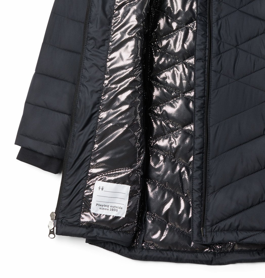Bunda Columbia Heavenly™ Long Jacket J - čierna