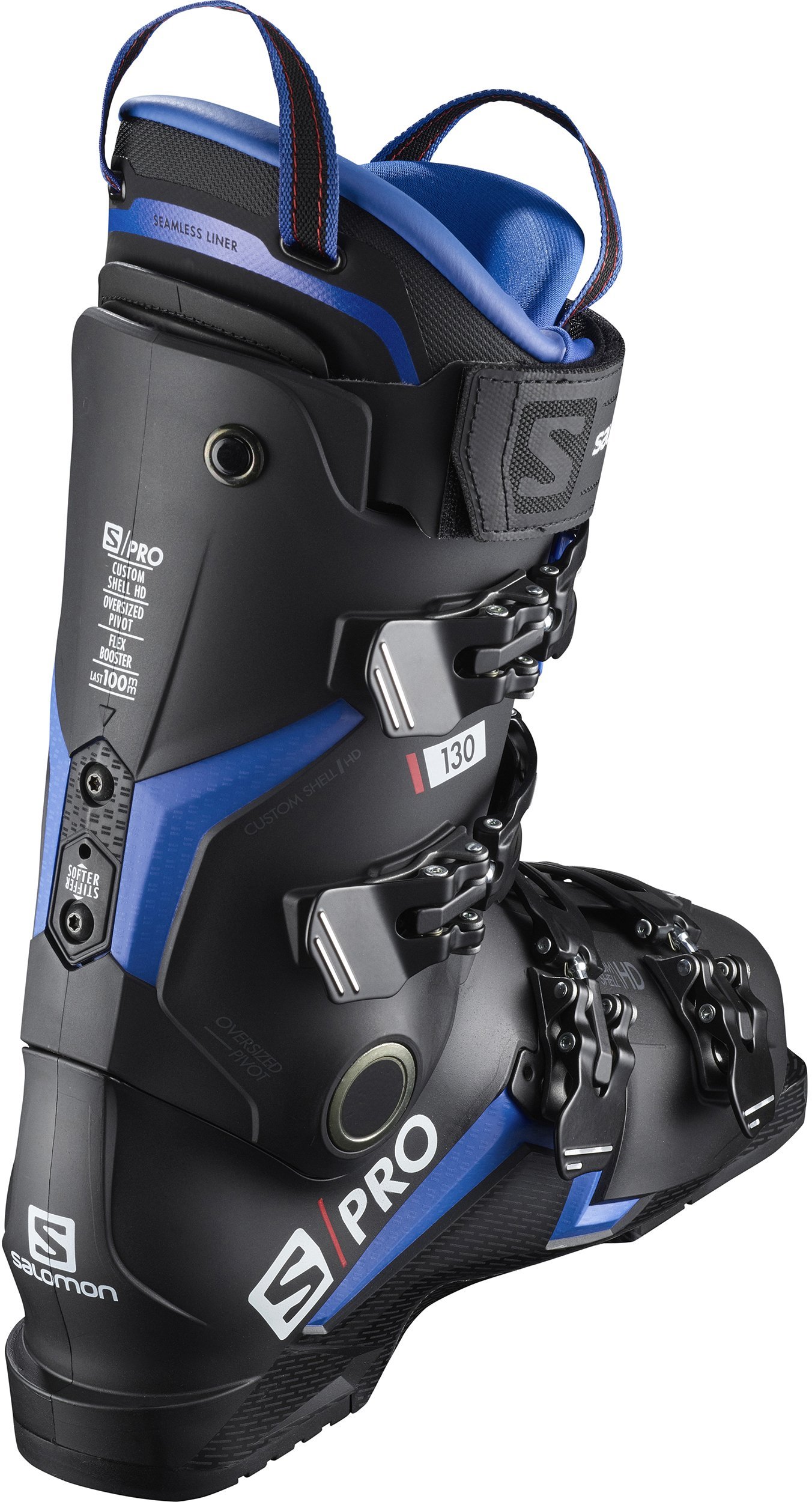 Lyžiarske topánky Salomon S/Pro 130 Black M - čierna/modrá