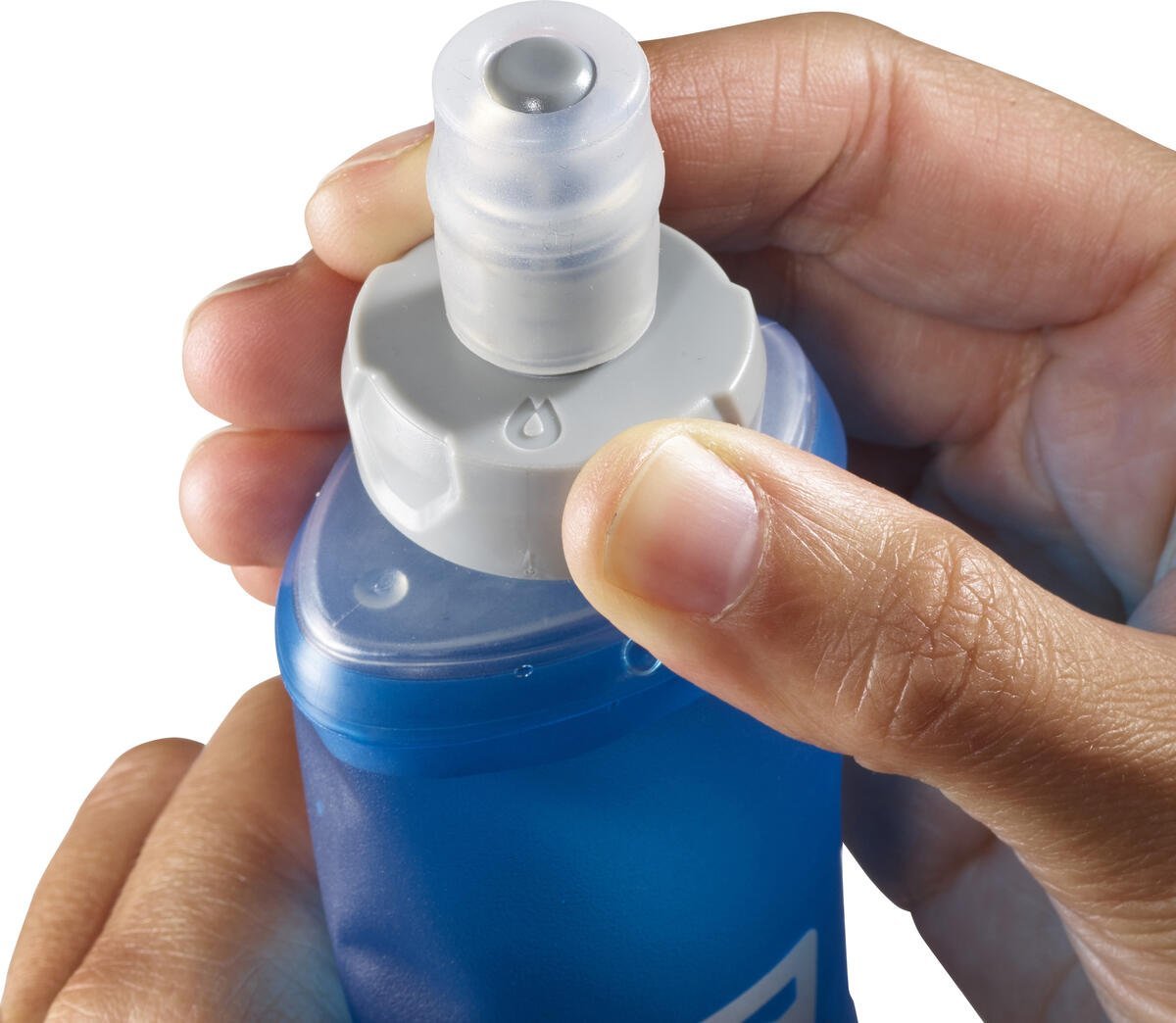 Fľaštička na pitie Salomon Soft Flask 250ml/8oz - modrá