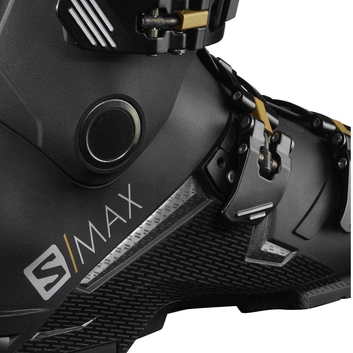 Lyžiarske topánky Salomon S/Max 110 W Black - čierna/zlatá
