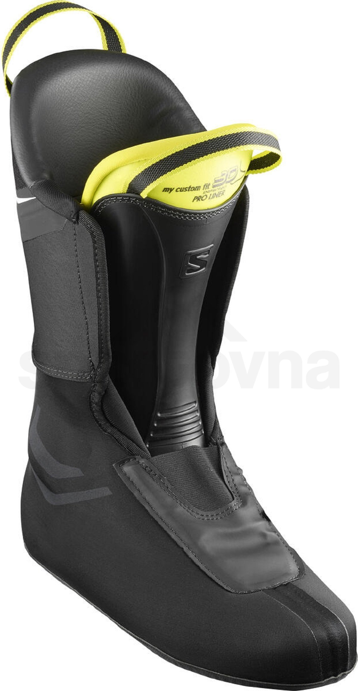 Lyžiarske topánky S/Pro 110 Black M - čierna/žltá