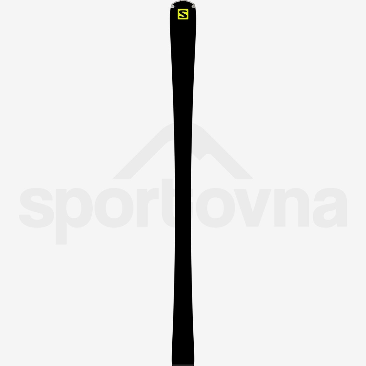 Lyže Salomon E S/Max 10 + Z12 GW F80 - čierna/sivá/žltá