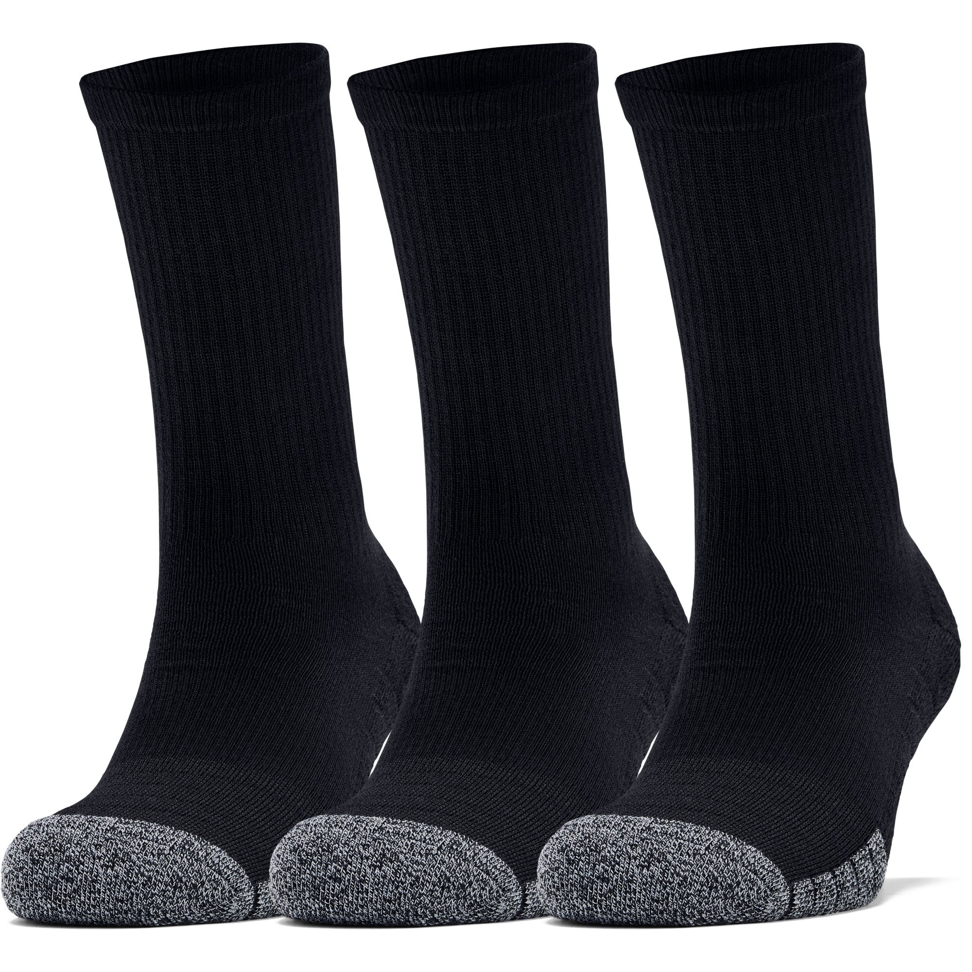 Ponožky Under Armour Heatgear Crew - čierna/sivá