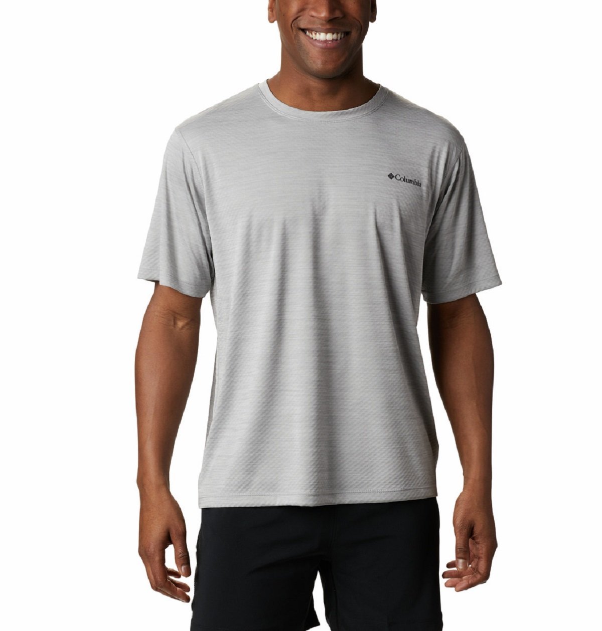 Tričko Columbia Zero Rules™ SS Shirt M - biela/sivá