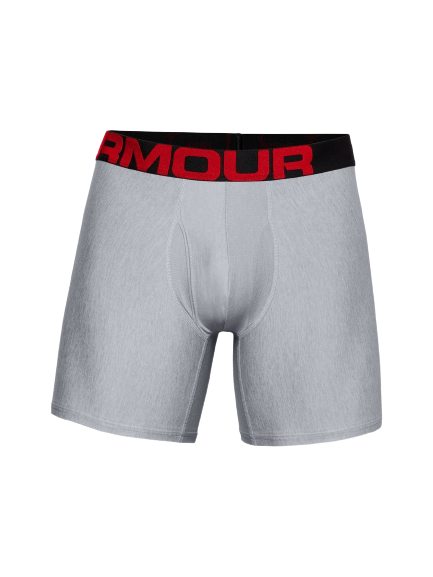 Boxerky Under Armour Tech 6in 2 Pack - sivá