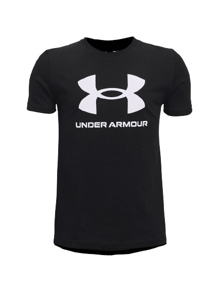 Tričko Under Armour Sportstyle Logo SS - čierna