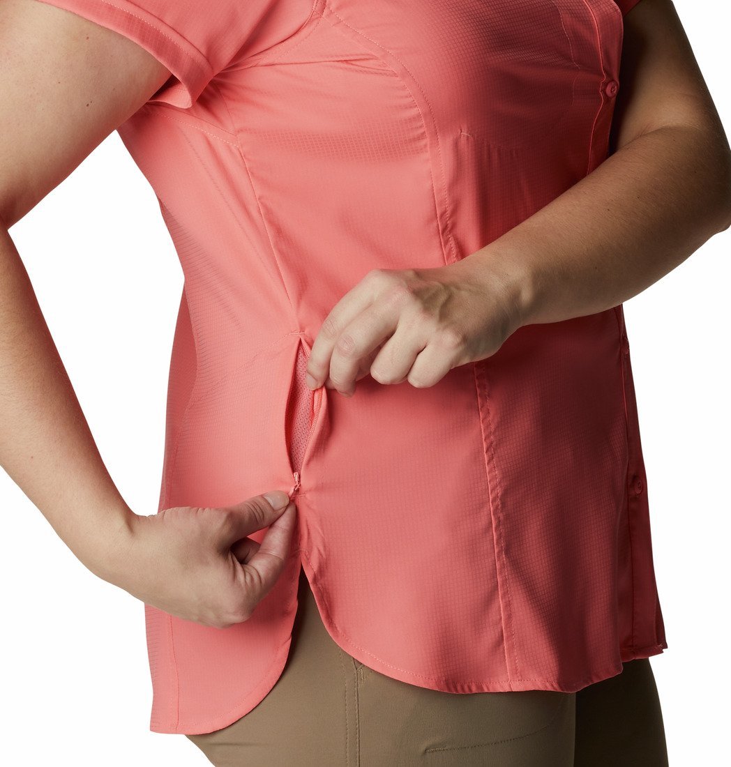 Košeľa Columbia Silver Ridge™ Lite Short Sleeve W - ružová