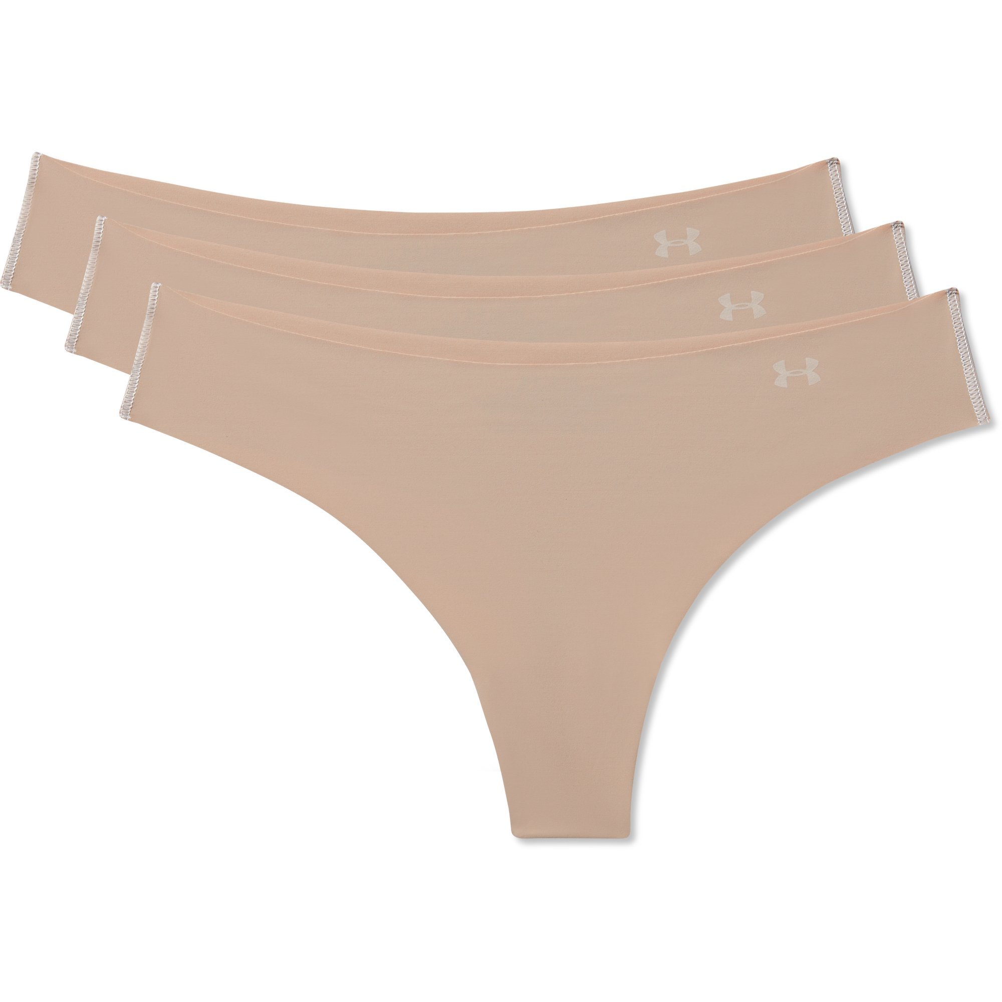 Tanga Under Armour PS Thong 3Pack W - hnedá