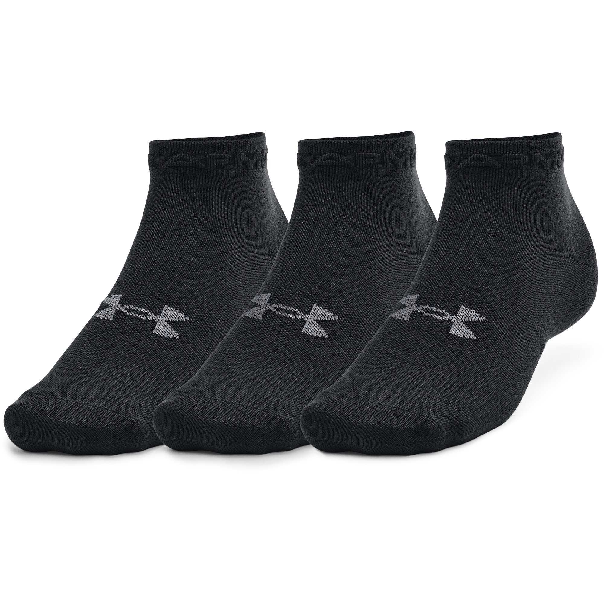 Ponožky Under Armour Essential Low Cut 3Pk 1365745-001 - čierna