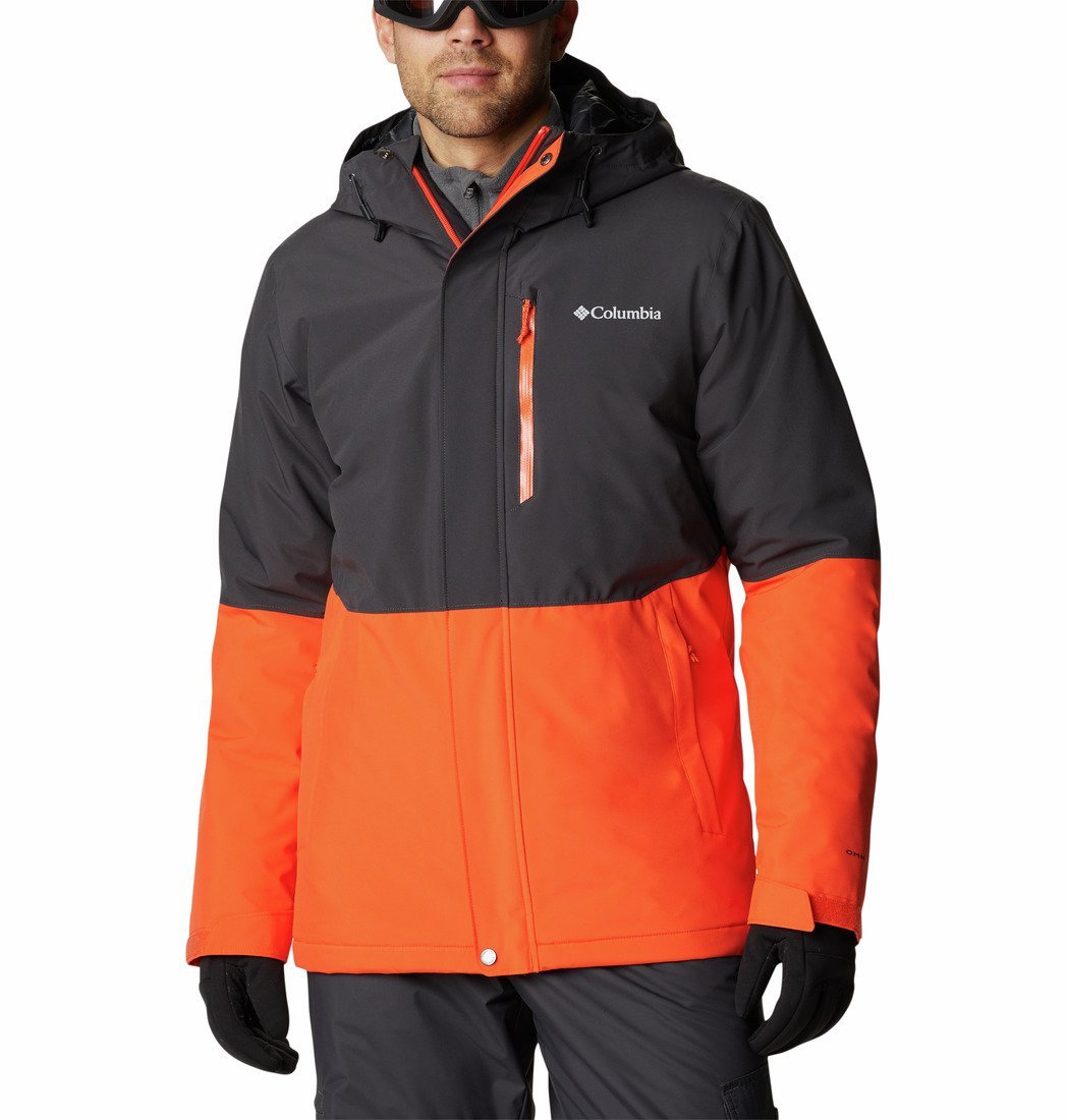 Columbia Winter District™ Jacket M - oranžová/čierna