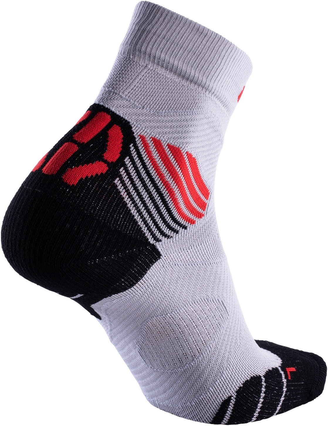 Ponožky UYN RUN TRAIL CHALLENGE - biela/čierna/červená