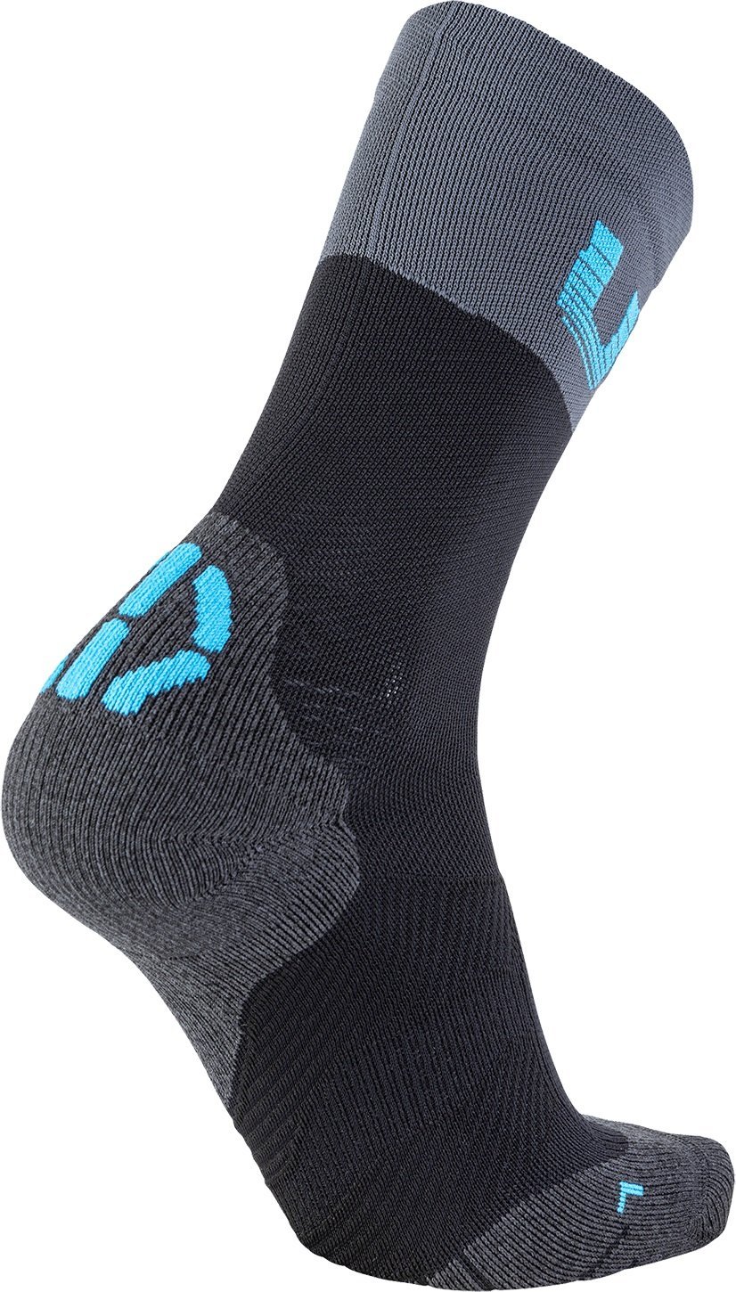 Ponožky UYN CYCLING LIGHT - čierna/sivá/modrá
