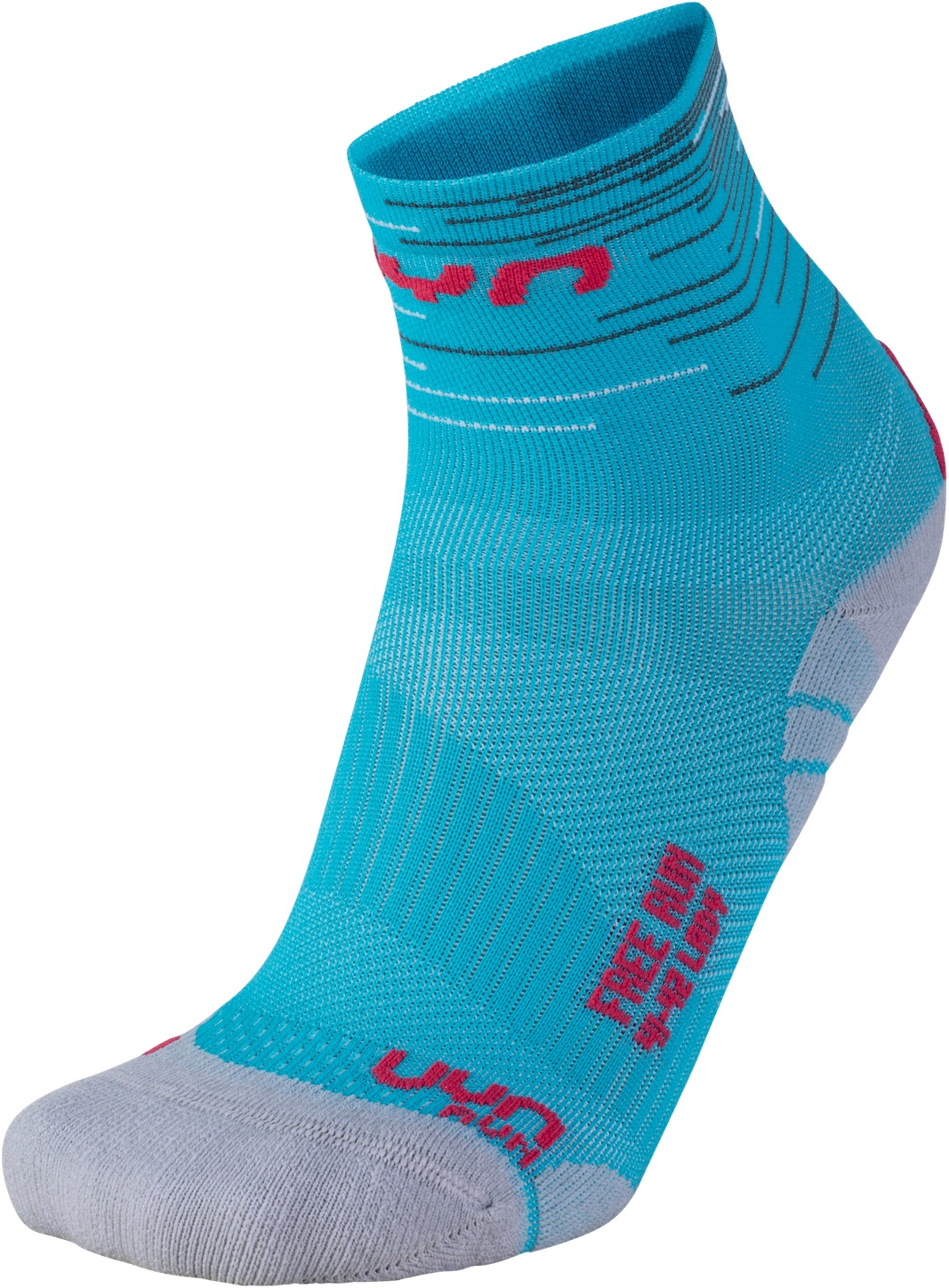 Ponožky UYN FREE RUN - modrá/sivá/ružová