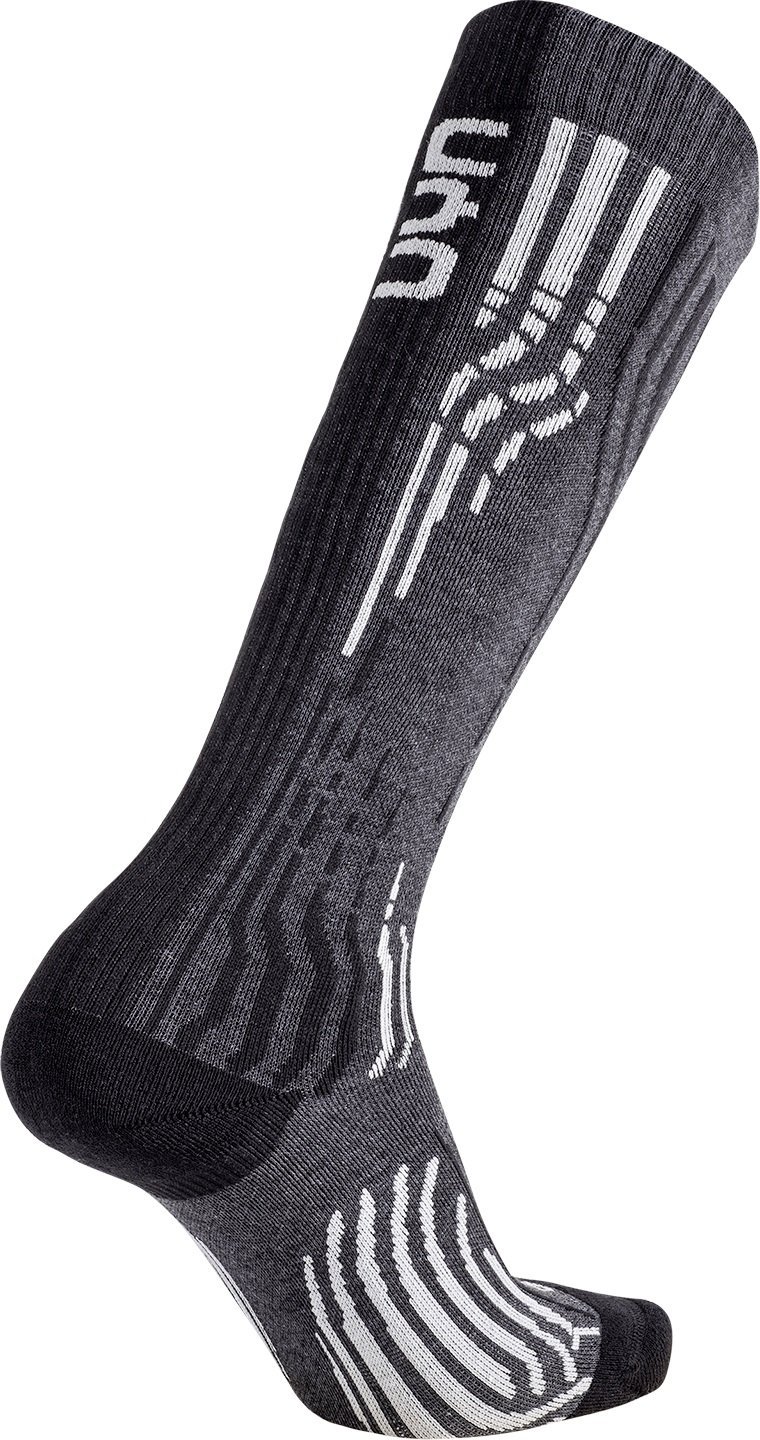 Ponožky UYN Ski Cashmere Shiny - sivá/biela