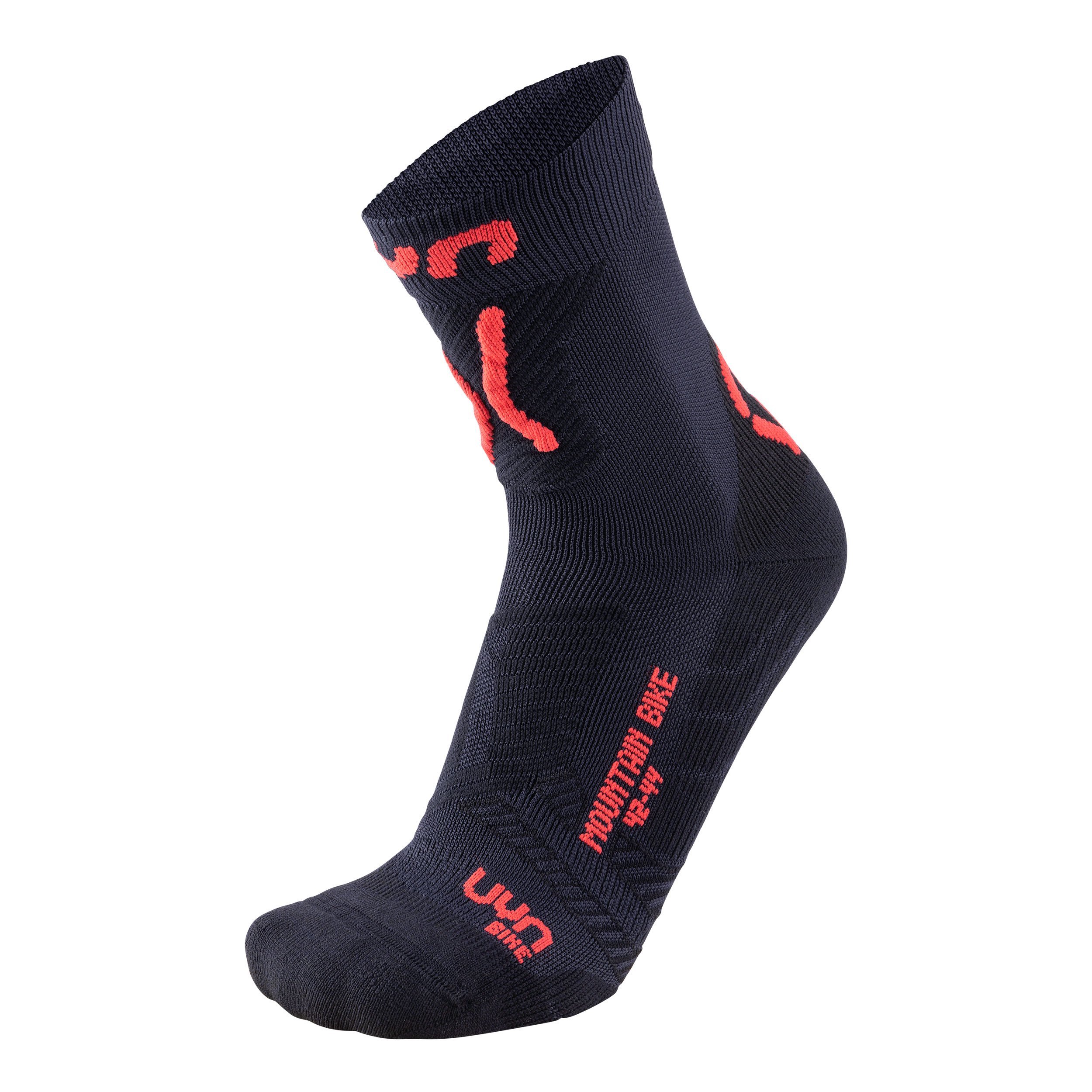 Ponožky UYN CYCLING MTB - čierna/červená