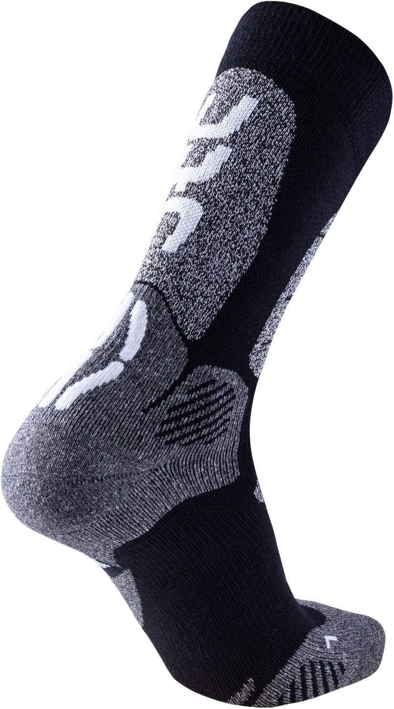 UYN Man Lyžiarske bežecké ponožky M - čierna/sivá